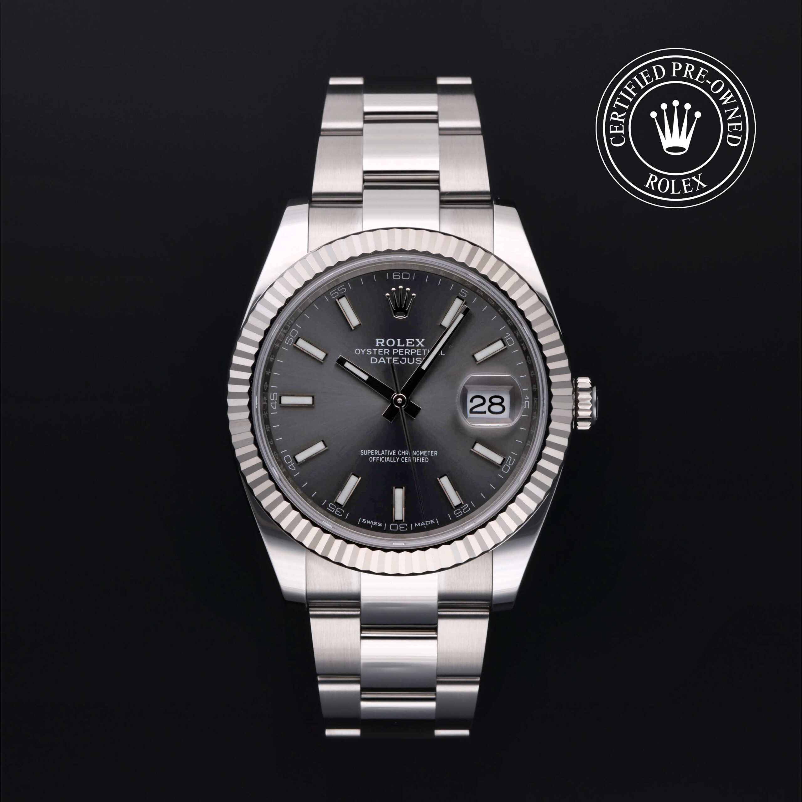 Rolex Datejust 41 126334 Slate Dial Oyster Bracelet