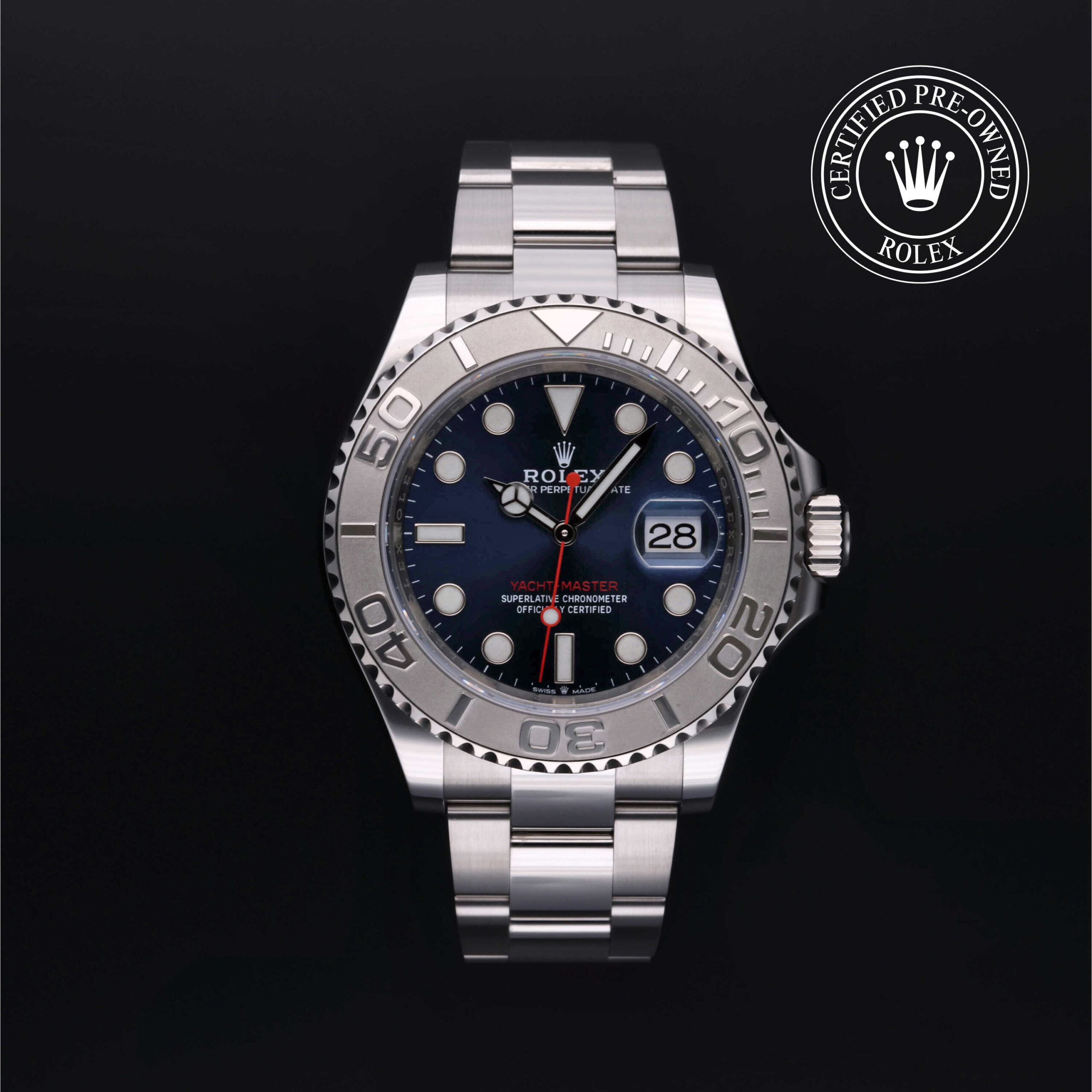Rolex Yacht-Master 40 126622 Blue Dial Platinum Bezel