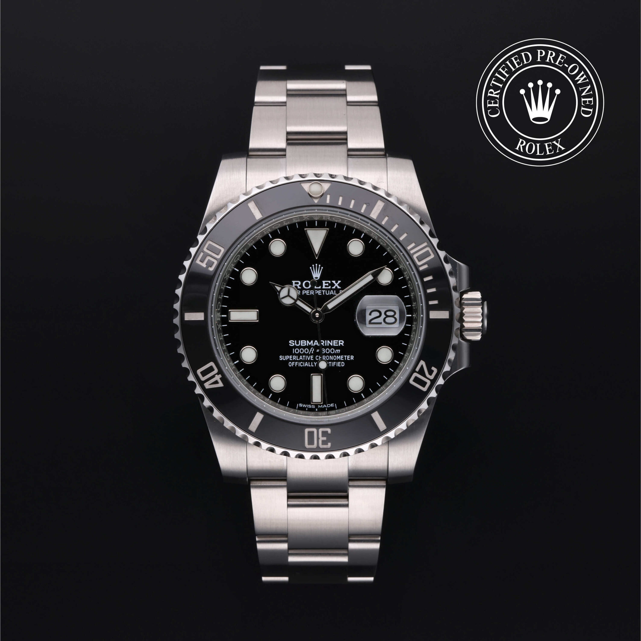 Rolex Submariner Date 116610LN Black Dial Black Bezel 40mm