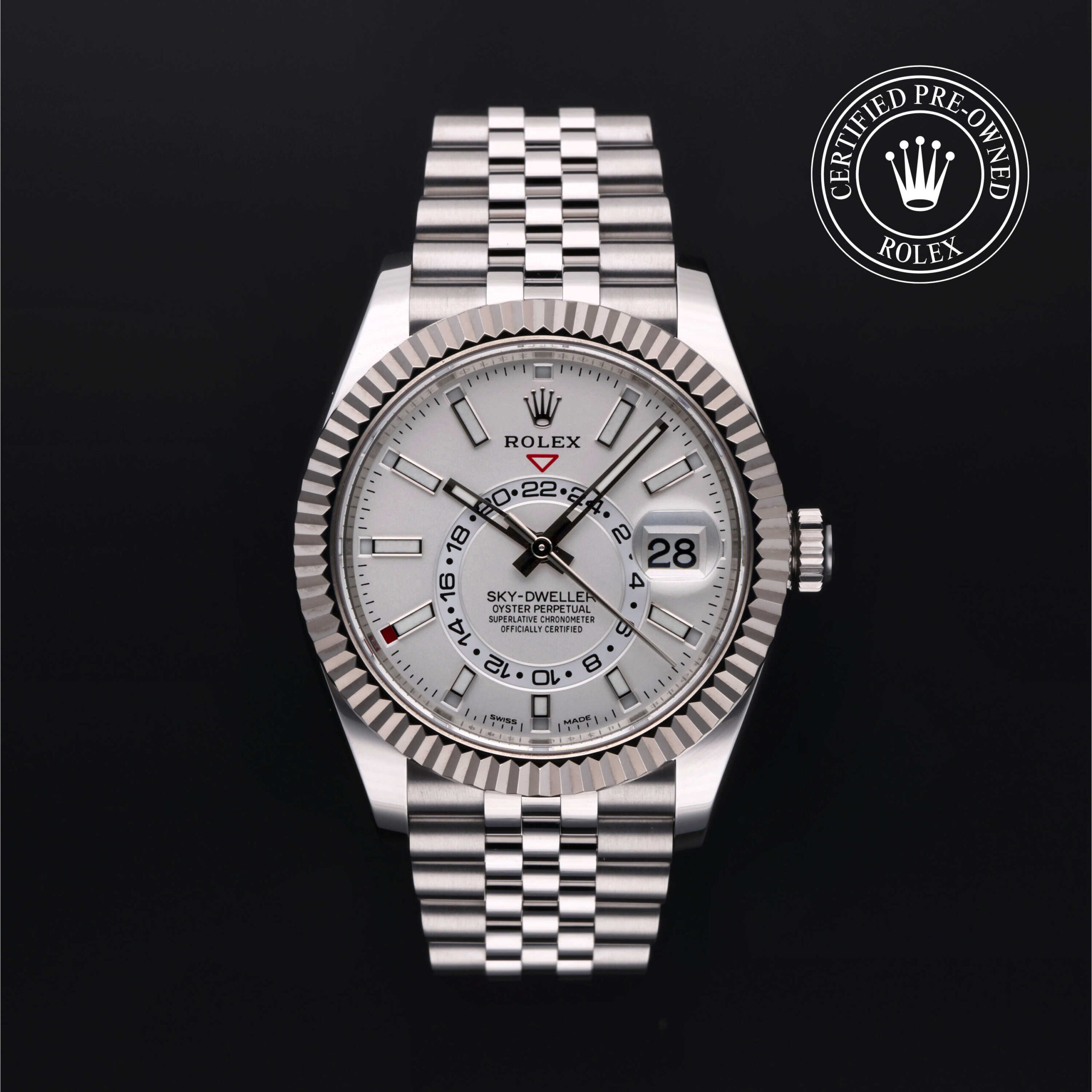 Rolex Sky-Dweller 326934 White Dial 42mm Rolesor Oyster Bracelet