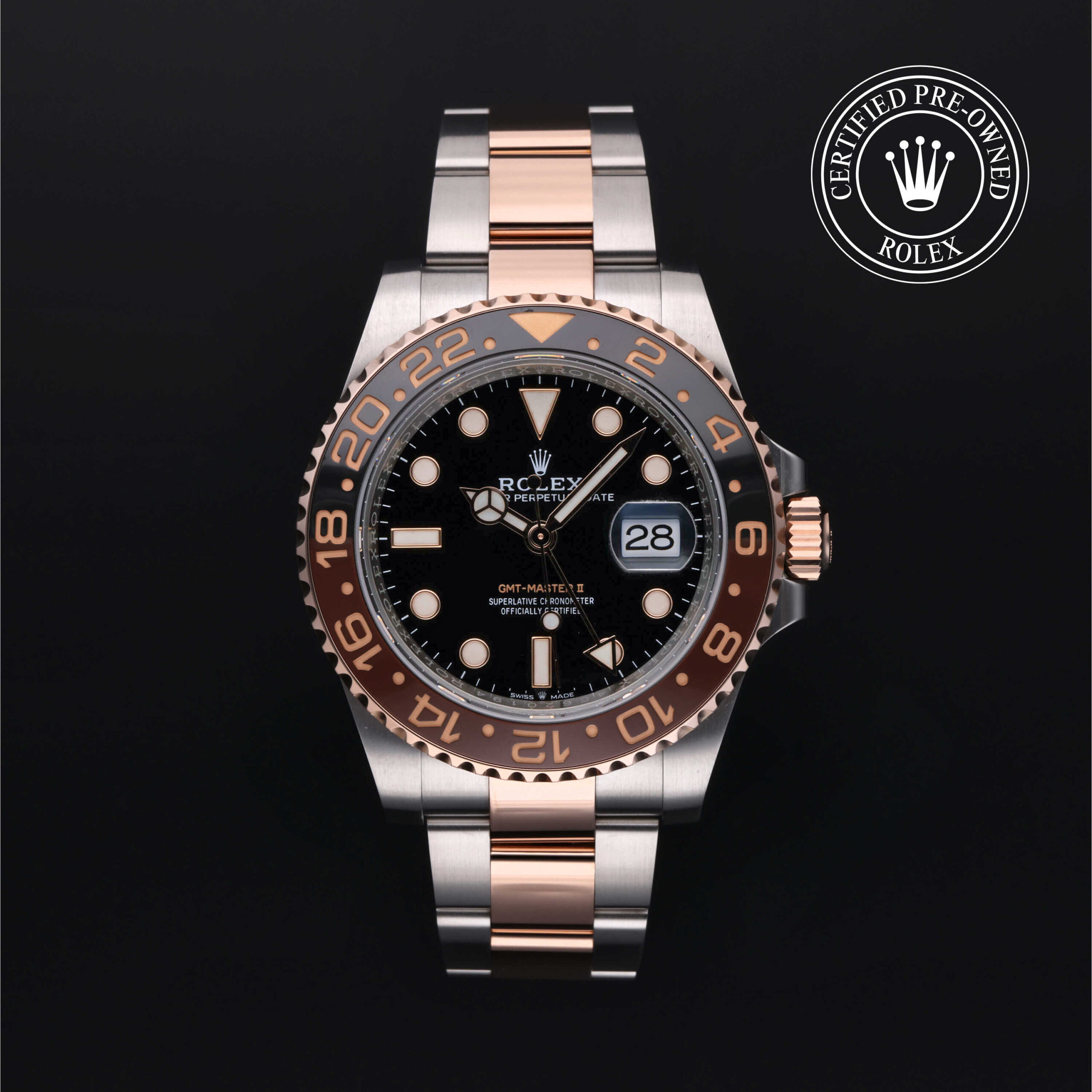 Rolex GMT-Master II 126711CHNR Root Beer Black Dial Oyster Bracelet
