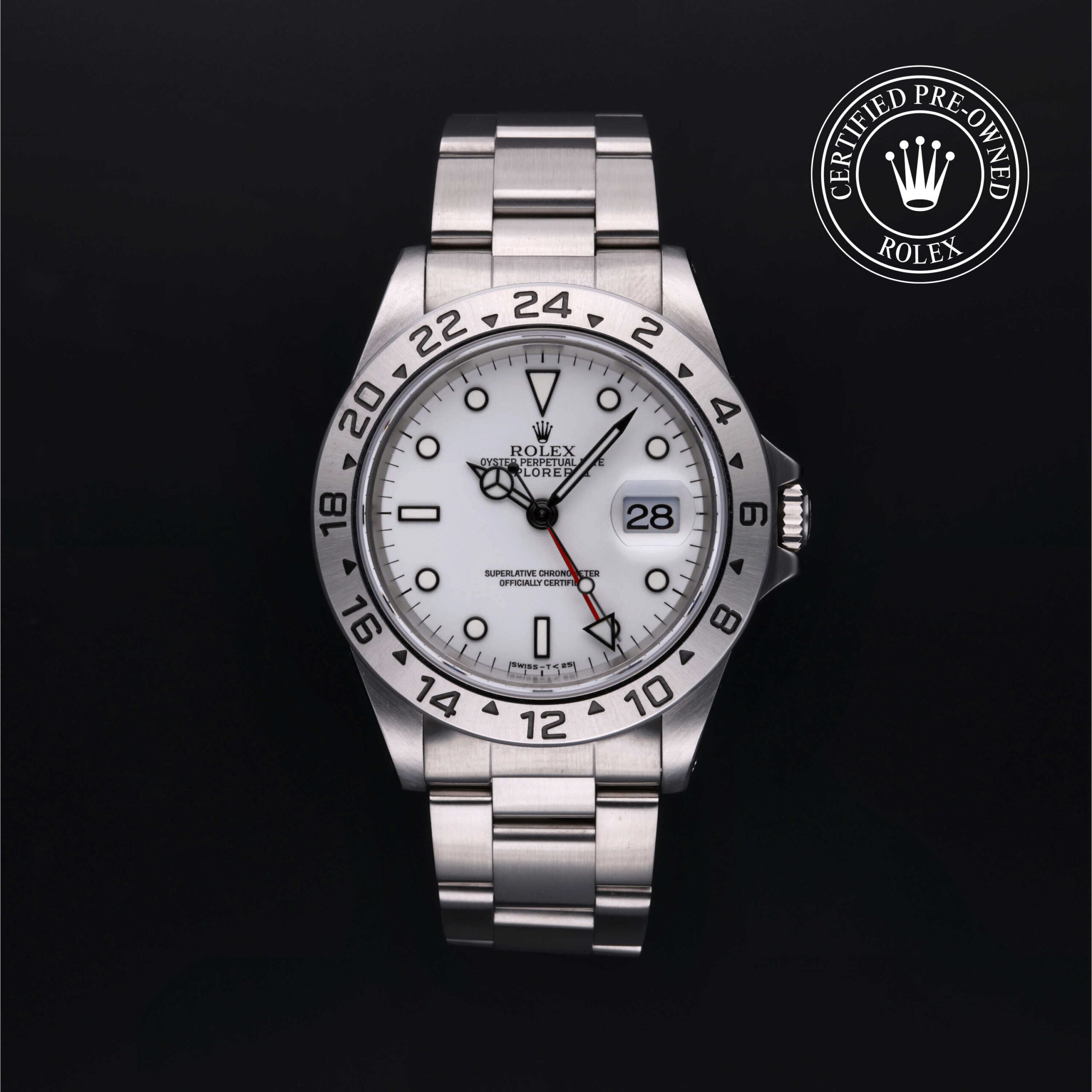 Rolex Certified Pre-Owned Explorer II 16570 White Dial | Precision Watches