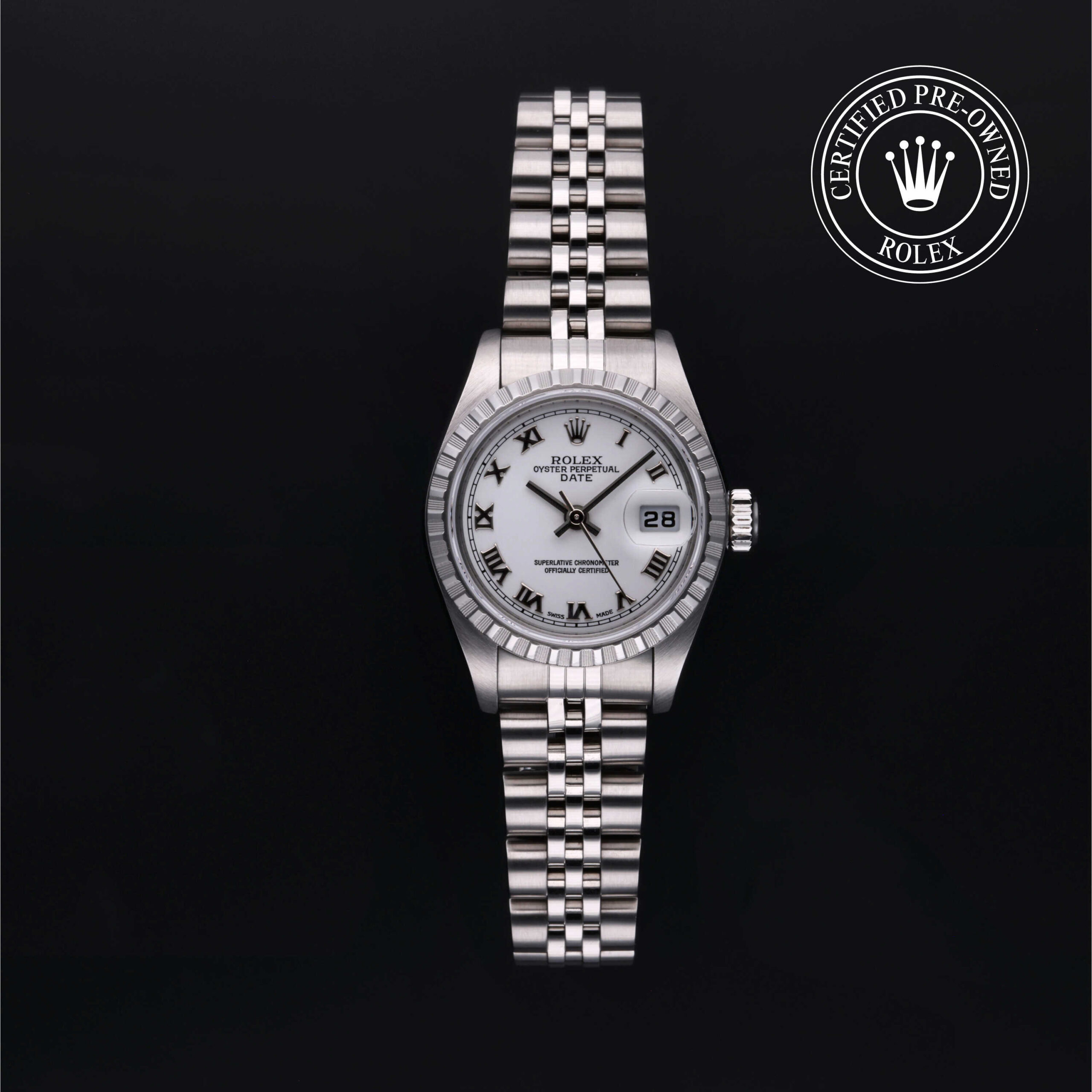 Rolex Certified Pre-Owned Lady-Datejust 79240 White Dial 26mm | Precision Watches