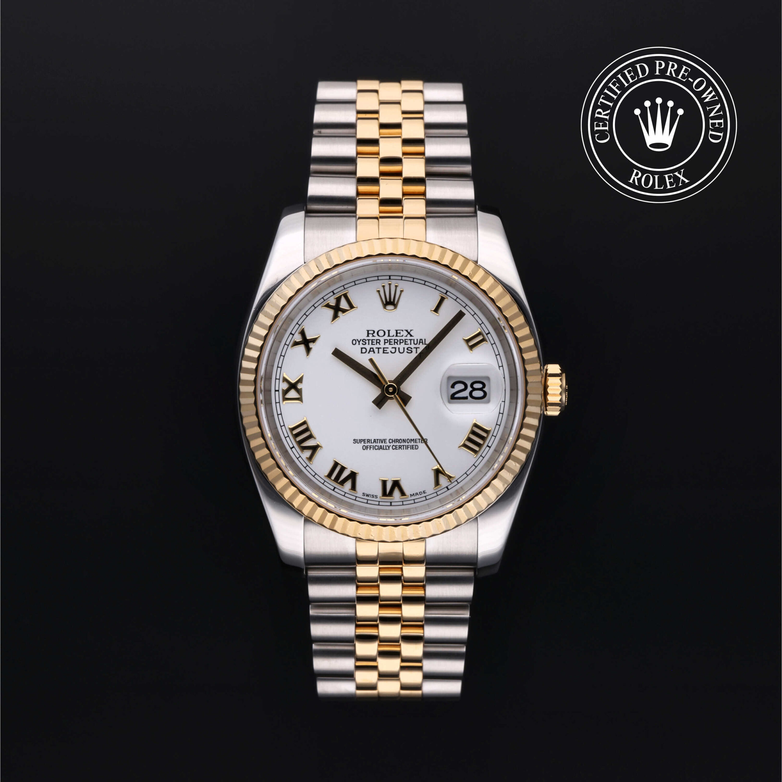 Rolex Datejust 116233 Certified Pre-Owned – White Roman Dial