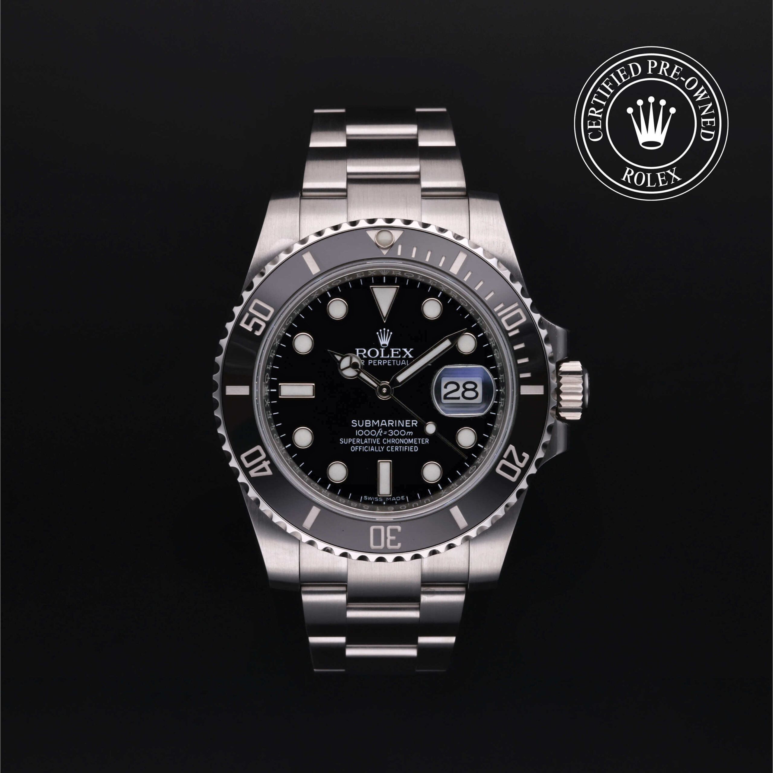 Rolex Submariner 116610LN Black Dial Black Bezel