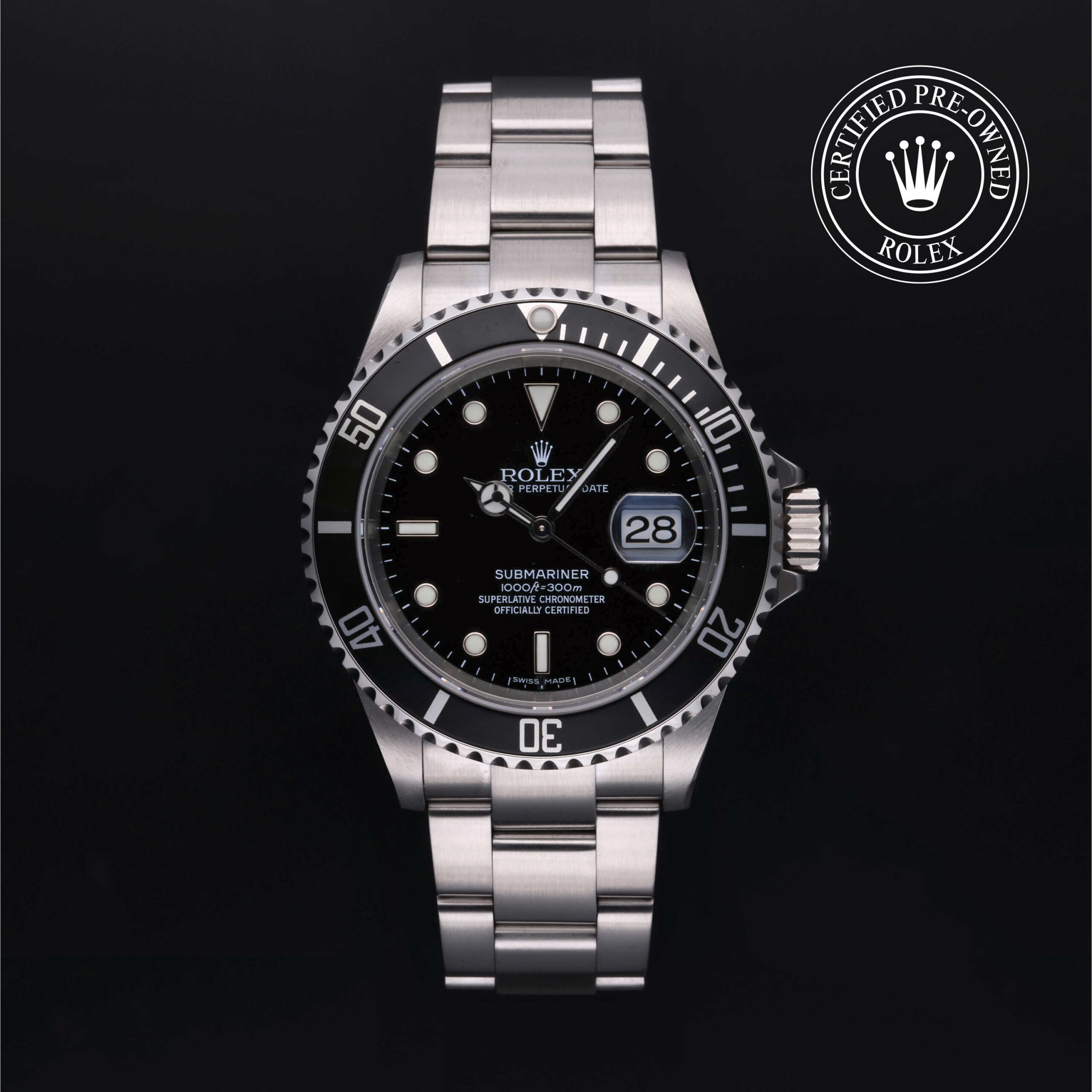 Rolex Submariner 16610 Certified Pre-Owned – Black Dial