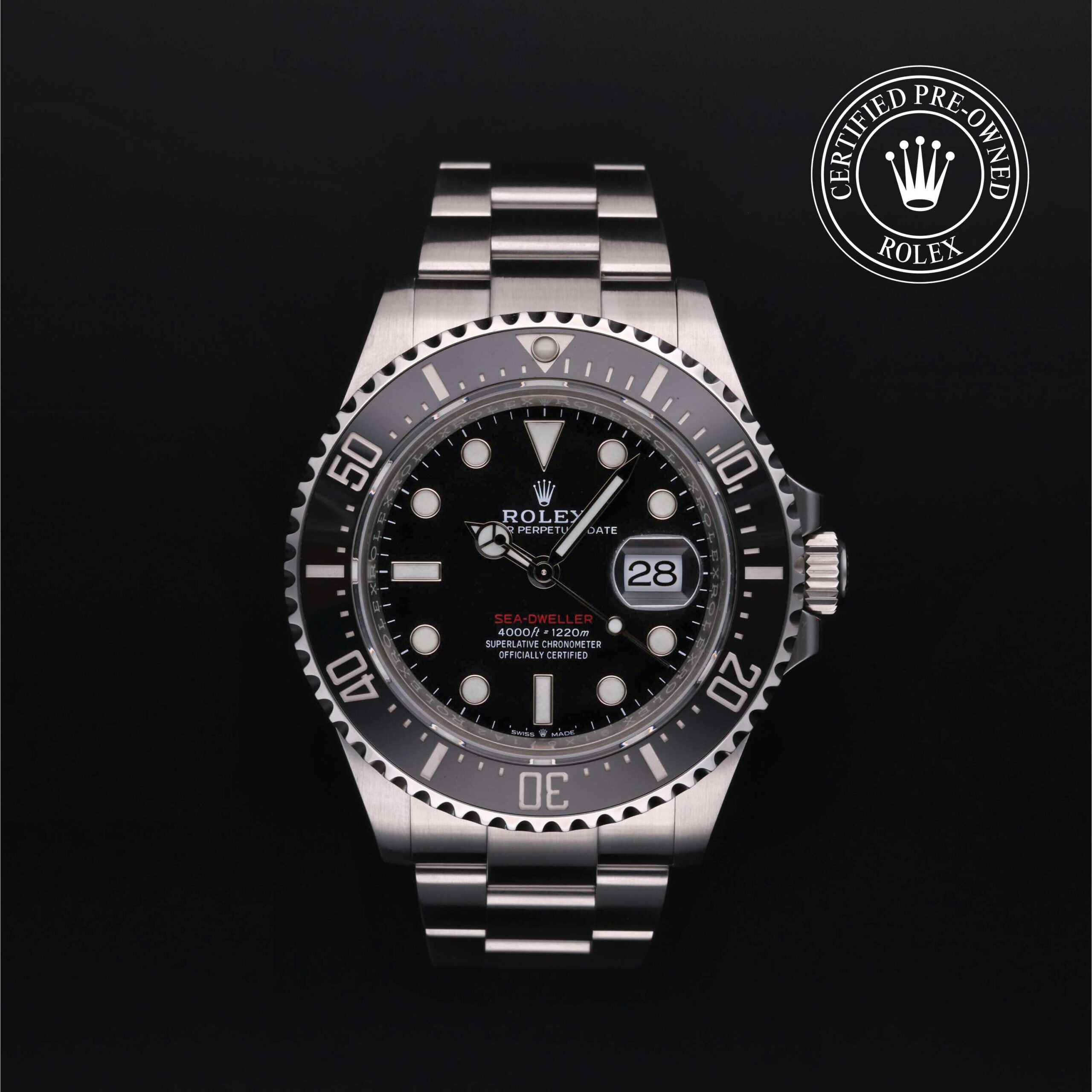 Rolex Sea-Dweller 126600 Certified Pre-Owned – Black Dial
