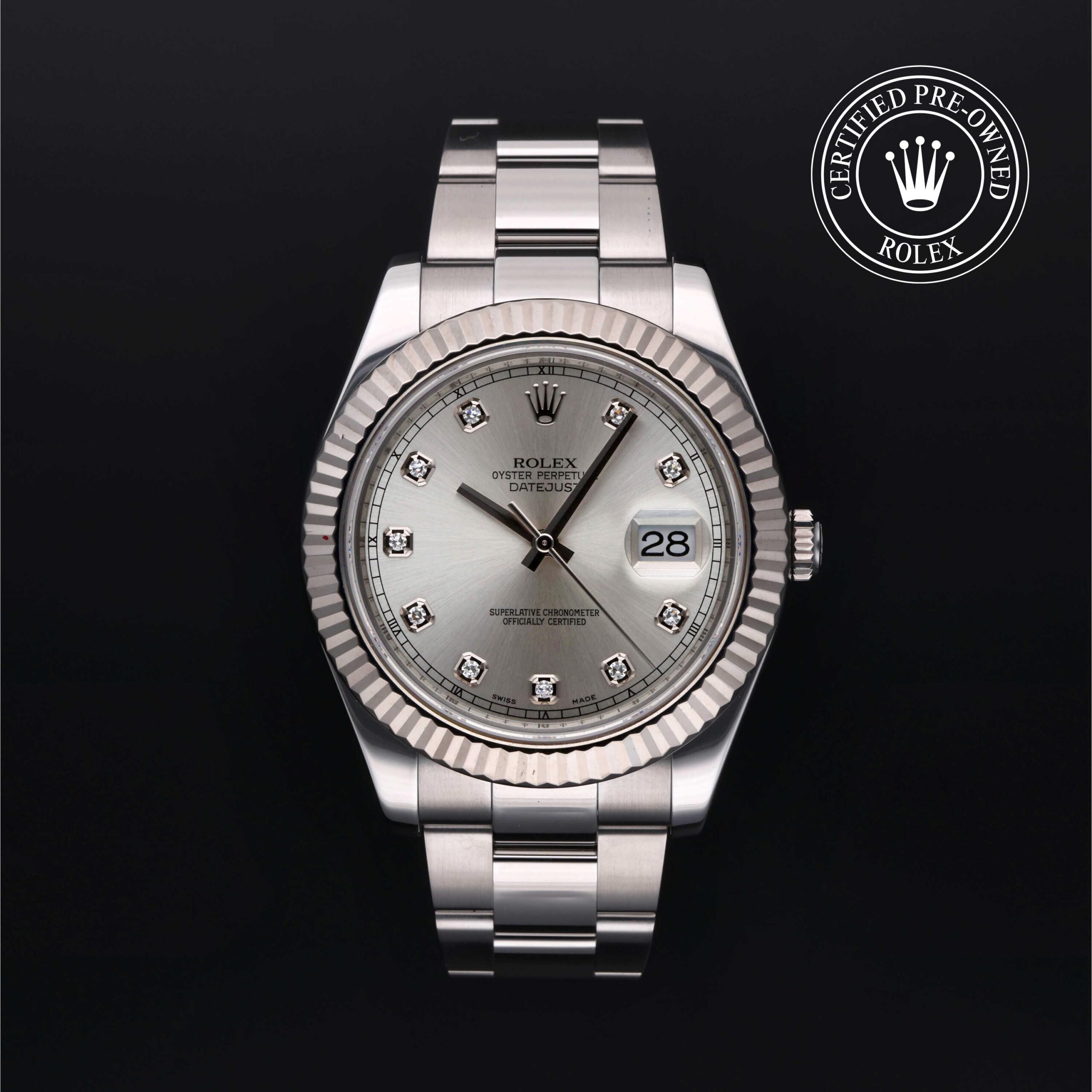 Rolex Certified Pre-Owned Datejust II 41mm Rolesor 18 Carat White 2011 Reference 116334
