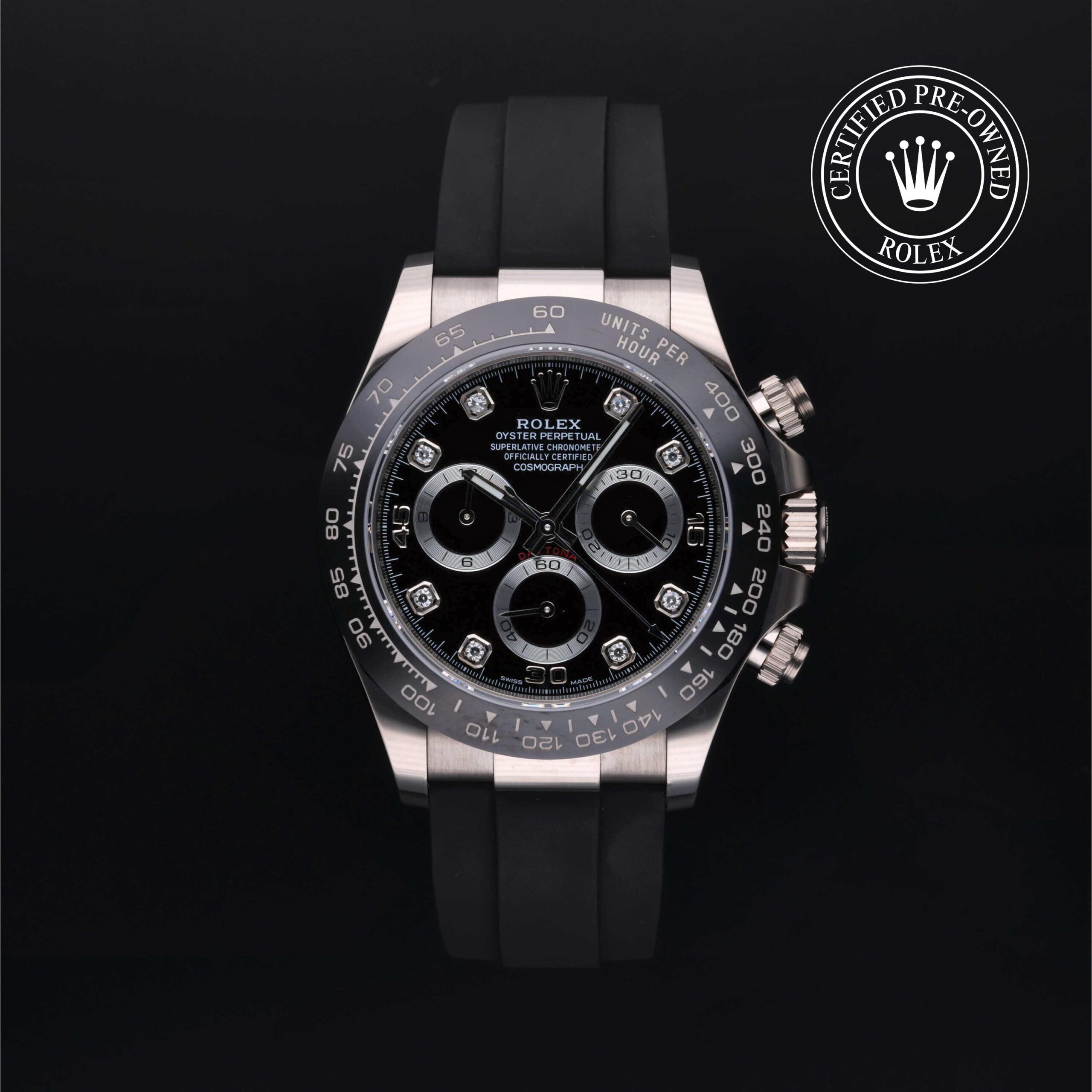 Rolex Certified Pre-Owned Cosmograph Daytona 40mm 18 ct White Gold 2022 Reference 116519LN