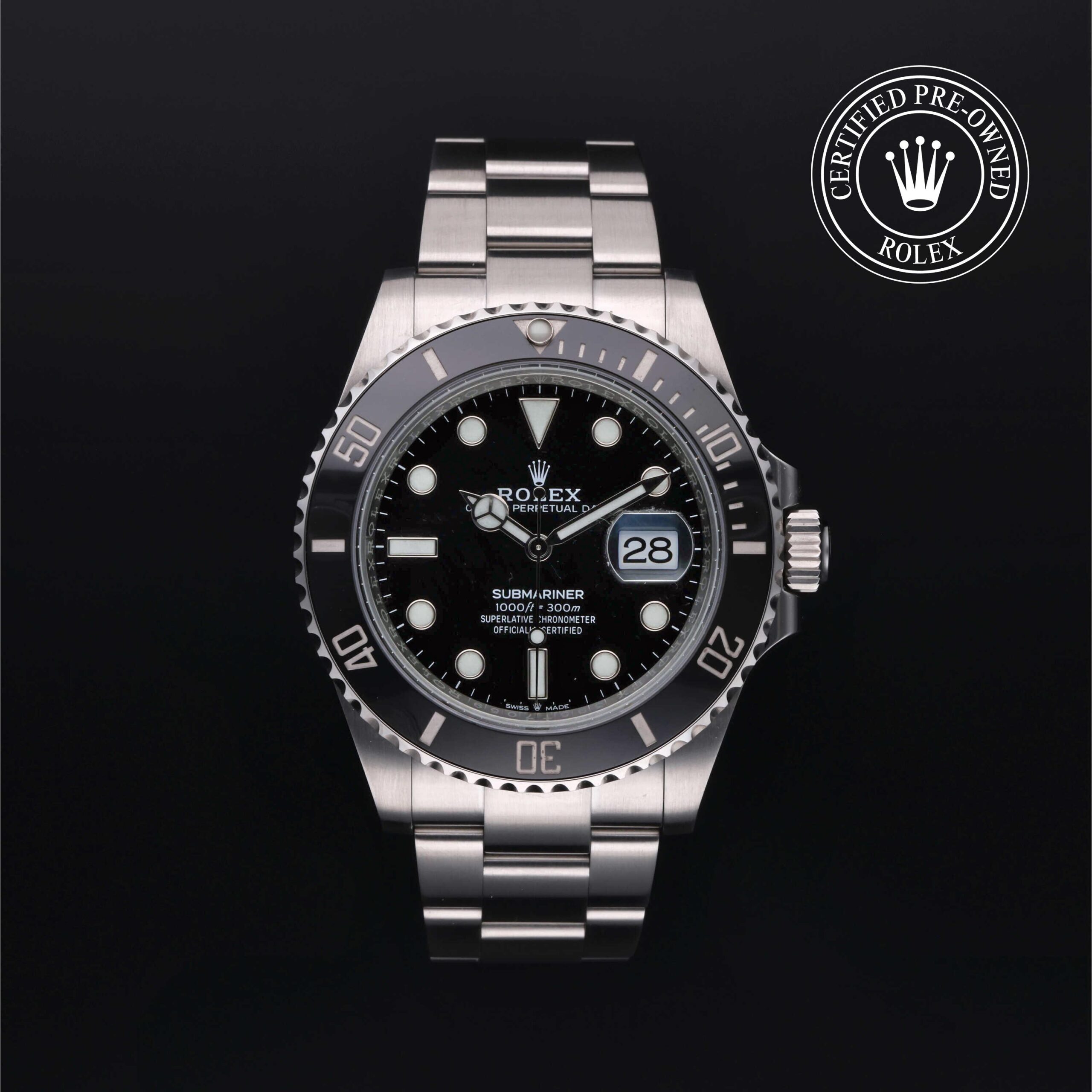 Rolex Certified Pre-Owned Submariner Date 41mm Oystersteel 2022 Reference 126610LN