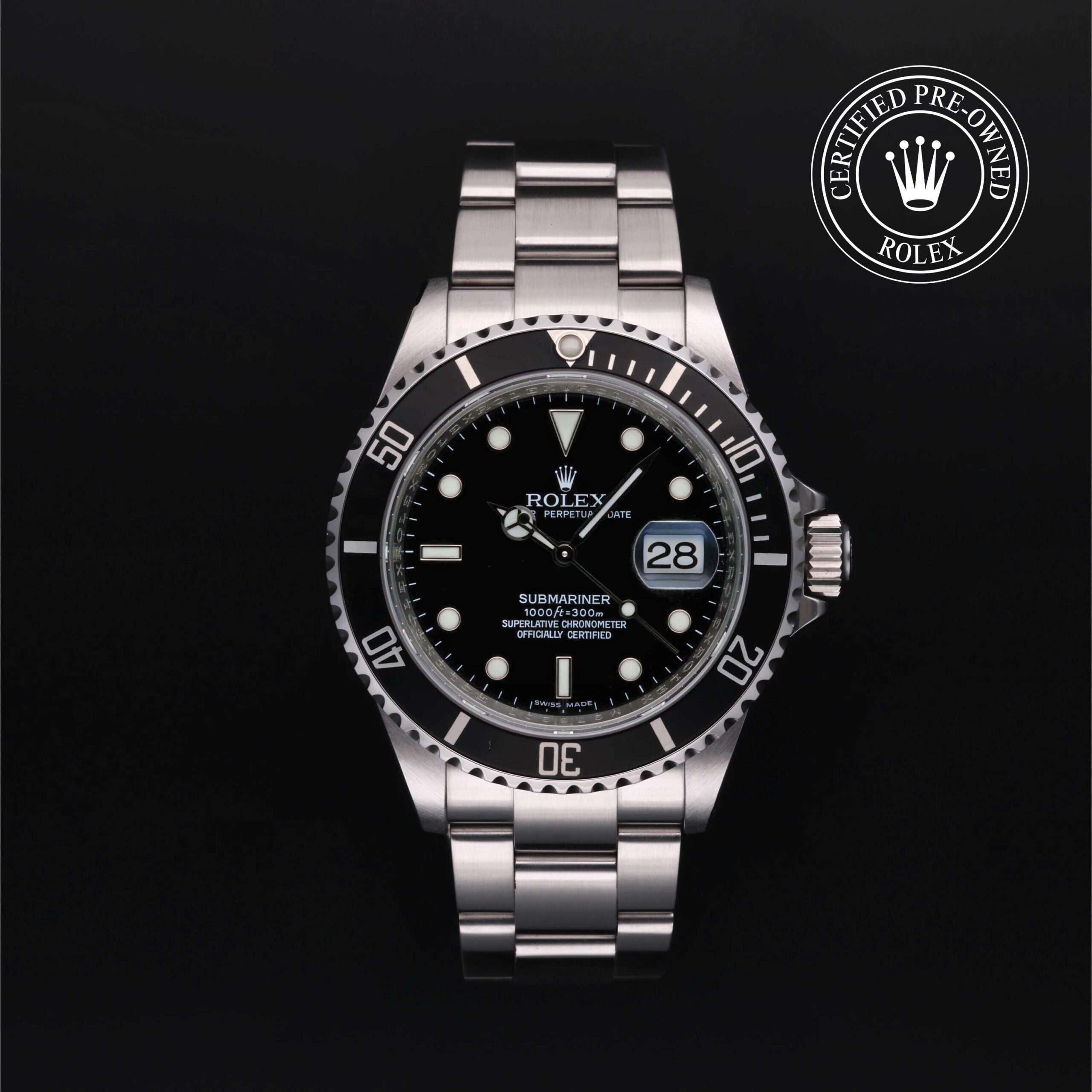 Rolex Certified Pre-Owned Submariner Date 40mm Oystersteel 2007 Reference 16610