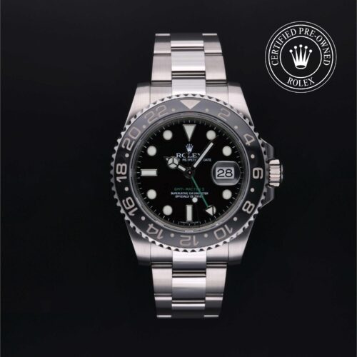 Rolex Certified Pre-Owned GMT-Master II 40mm Oystersteel 2008 Reference 116710LN