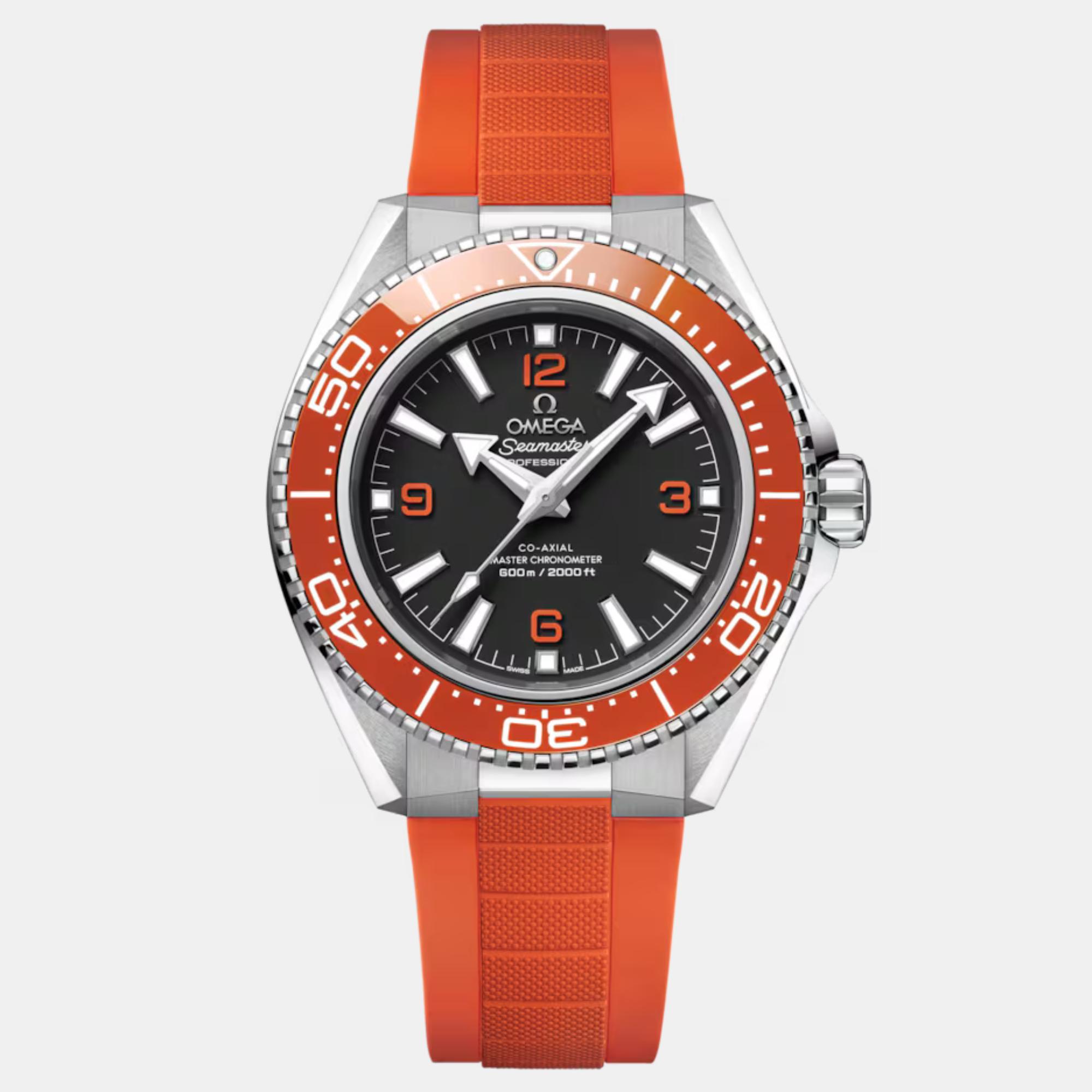 Seamaster Planet Ocean 600M Orange Strap Rubber