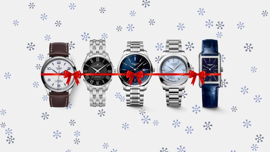 Watches under 2.5K holiday themed snowflakes and bows