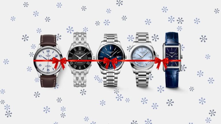 Watches under 2.5K holiday themed snowflakes and bows