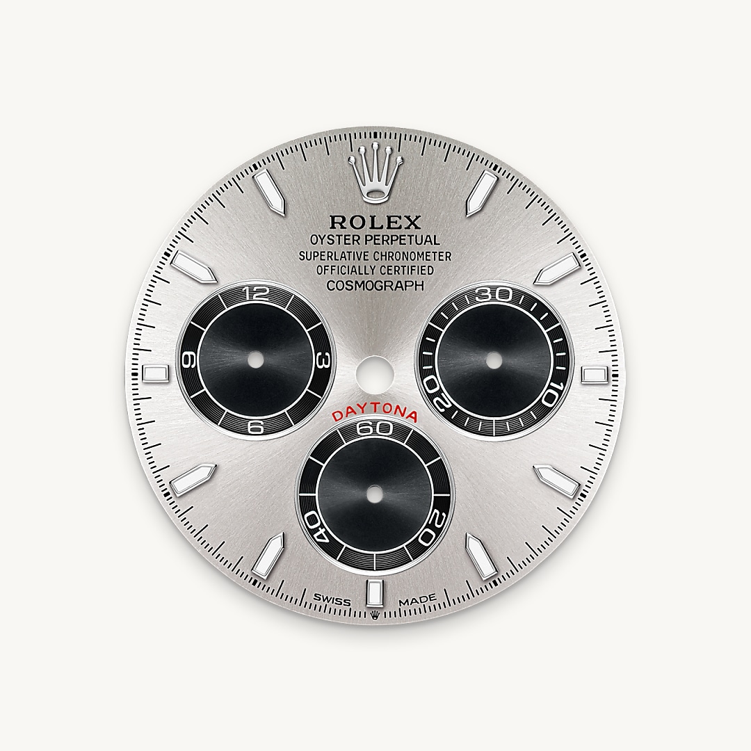 Steel and bright black dial