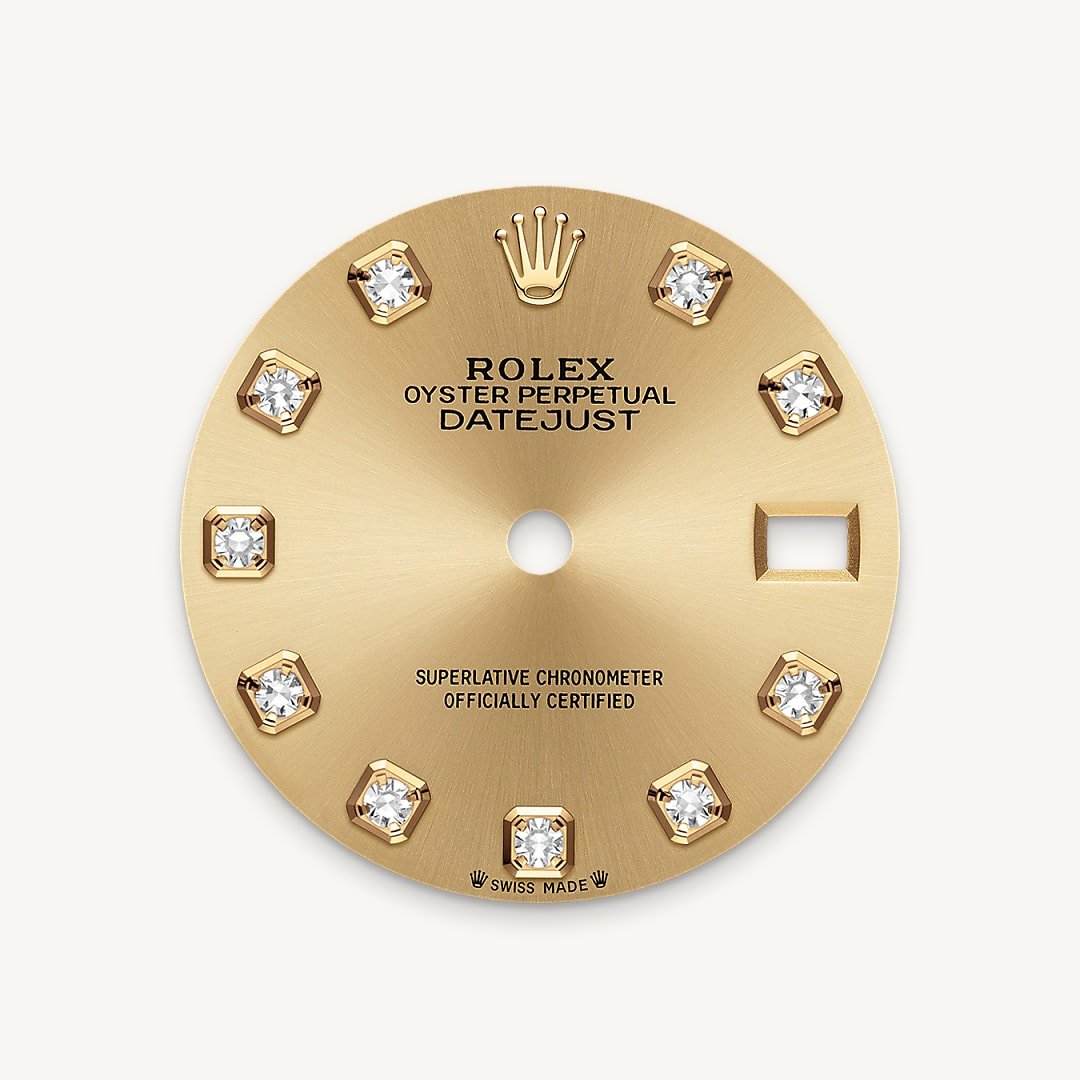Champagne-colour dial