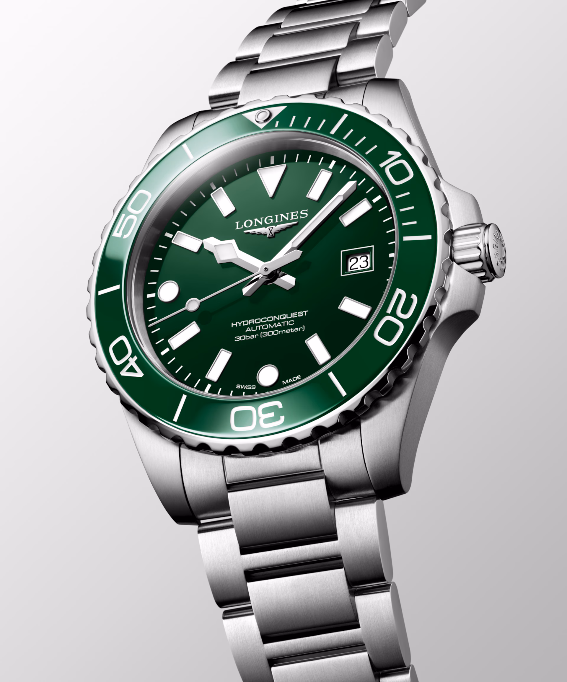 hydroconquest green dial