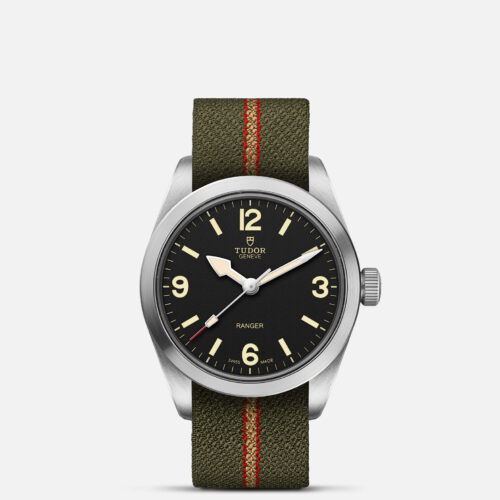 Tudor Ranger M79930-0003 36mm Steel Watch Black Dial