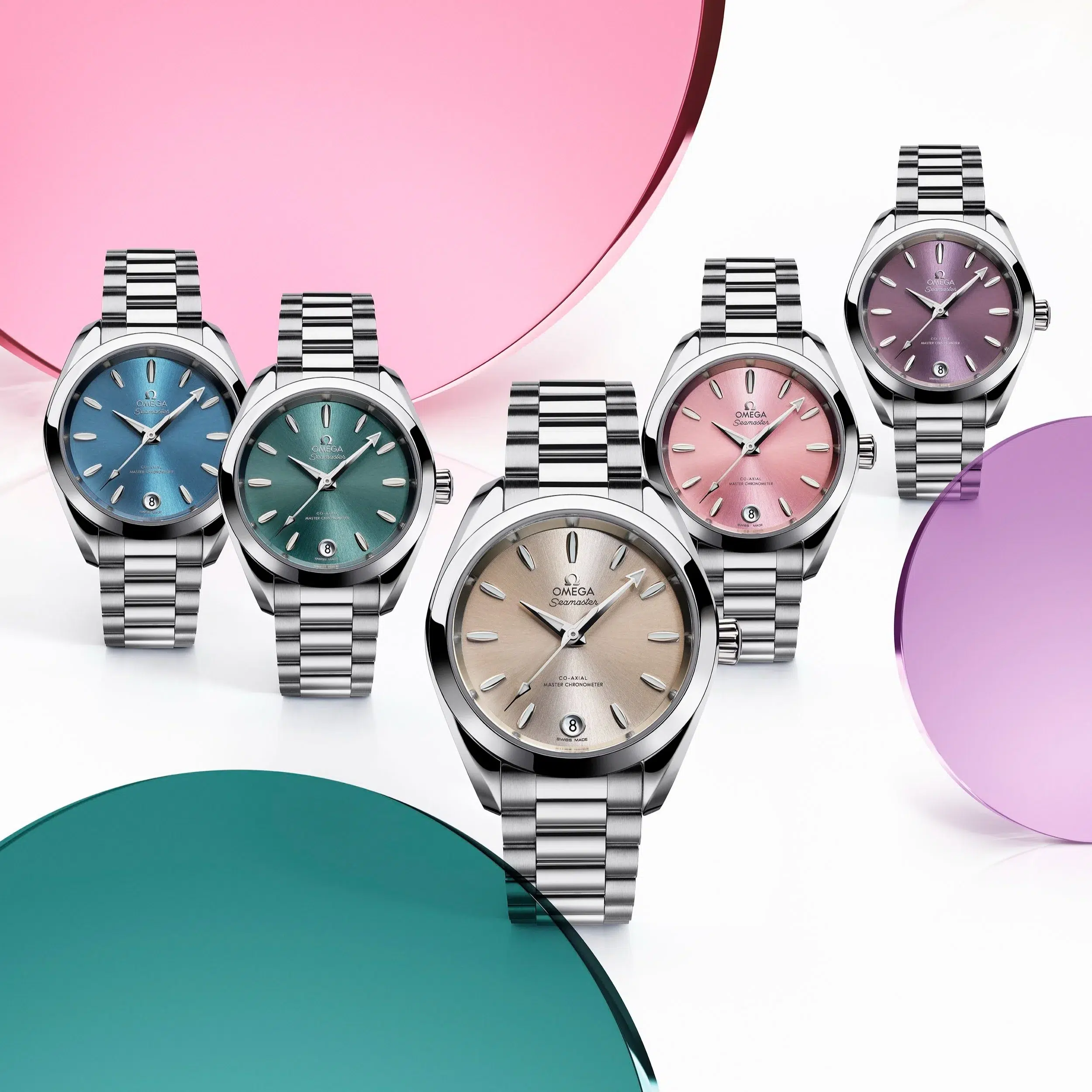 omega aqua terra 34mm dial variations