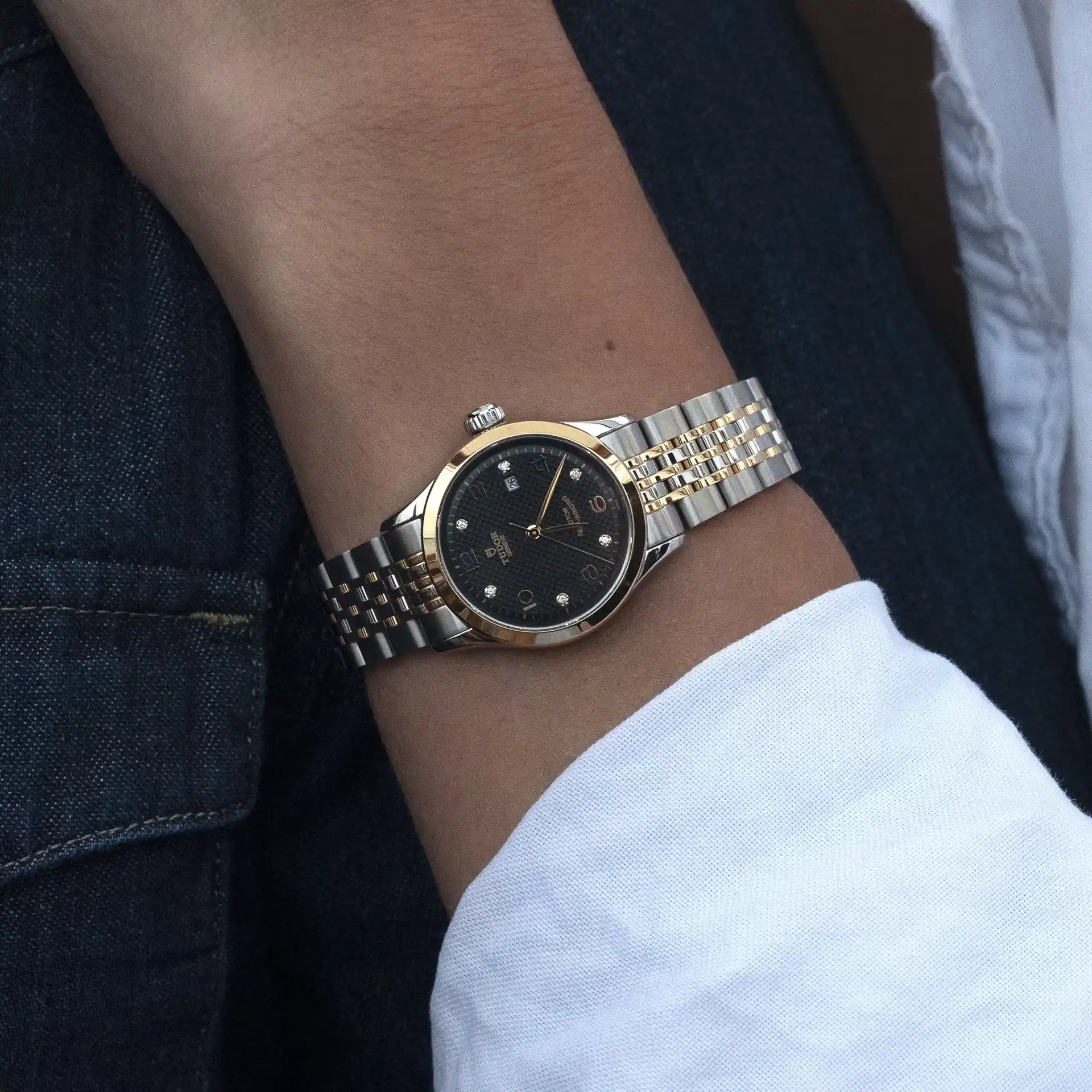 Tudor 1926 on a woman's wrist