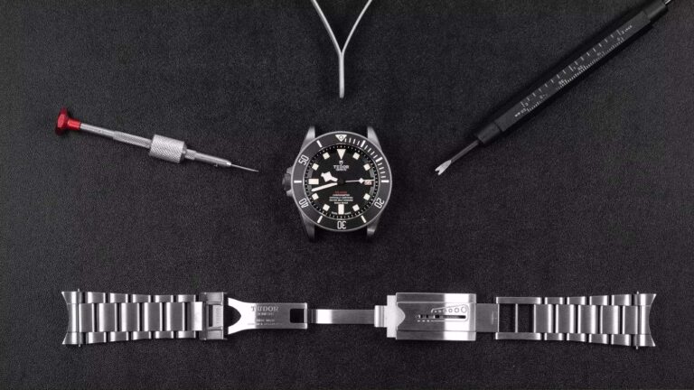 tudor watch taken apart
