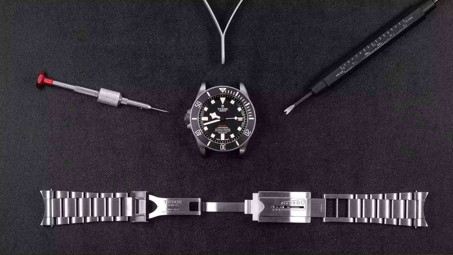 tudor watch taken apart